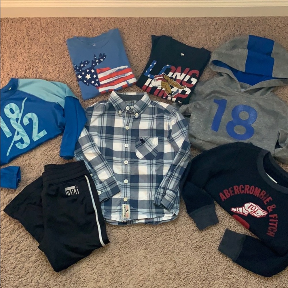 Boys 3/4 A&F set